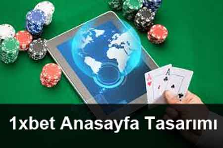 1xbet anasayfa tasarımı